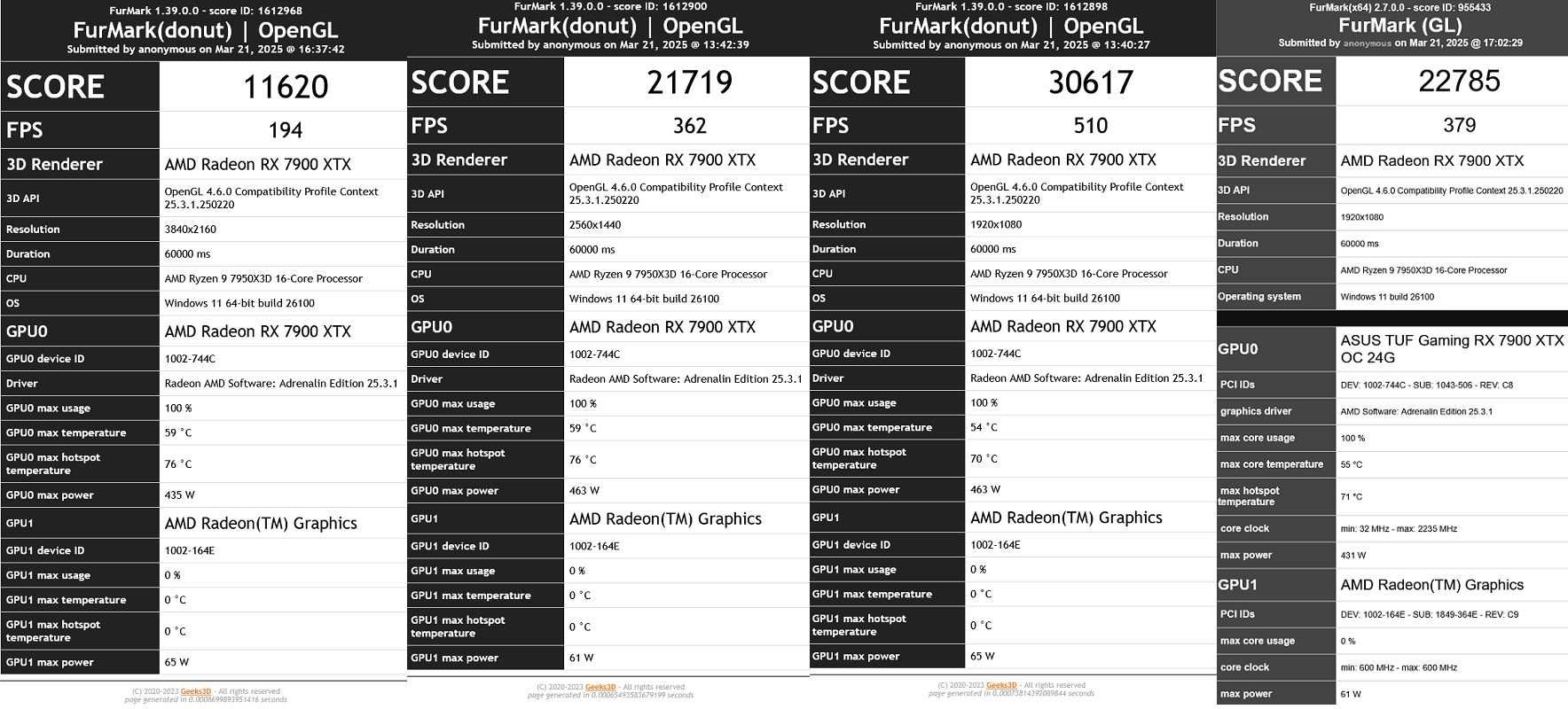 Karta graficzna ASUS Radeon RX 7900 XTX TUF Gaming OC 24GB GDDR6