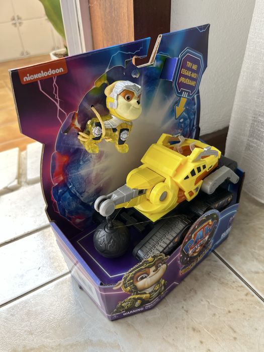 Boneco Patrulha Pata “Rubble” The Mighty Movie - Selado