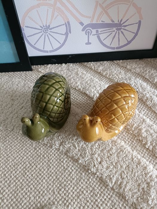 Ślimak ślimaki dekoracje na stół tialetkę na taras do ogrodu na balkon