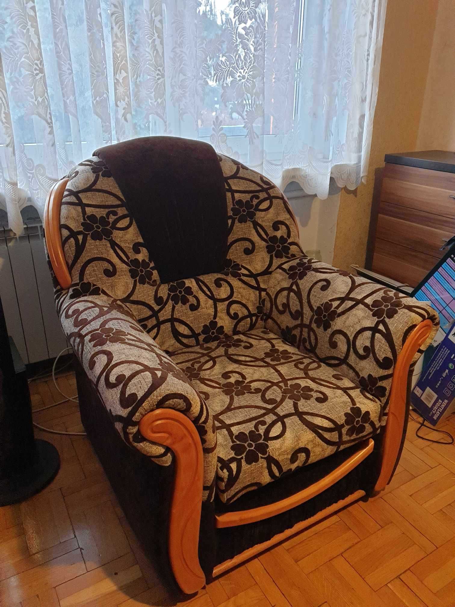 Sofa Kanapa funkcj. Spania + 2 fotele Jak Nowe Leszno TRANSPORT Gratis