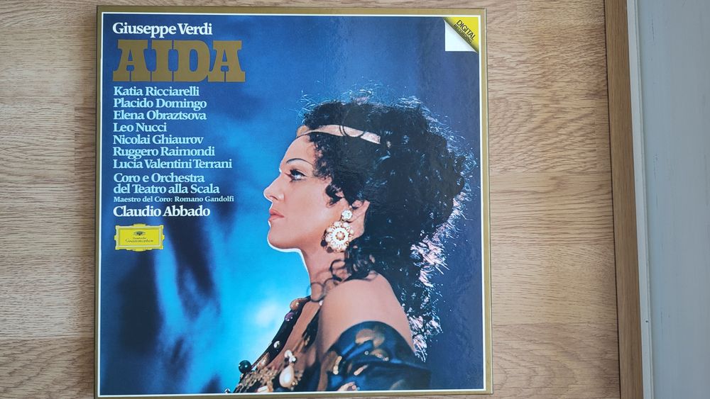 Triplo Vinil "Aida" de Giuseppe Verdi