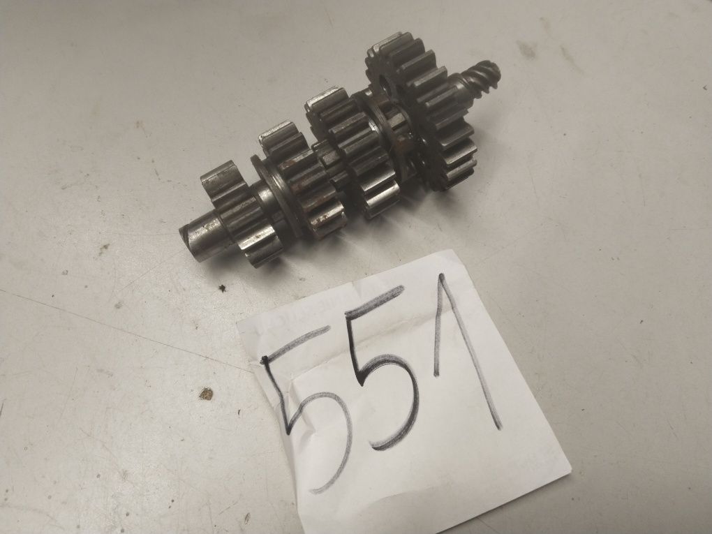 Jawa 353 jawa 250 wałek pośredni skrzyni biegów + tryby kpl