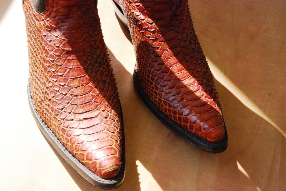 Ковбойские сапоги(питон) MARLBORO Classics(Мексика)Ручная работа