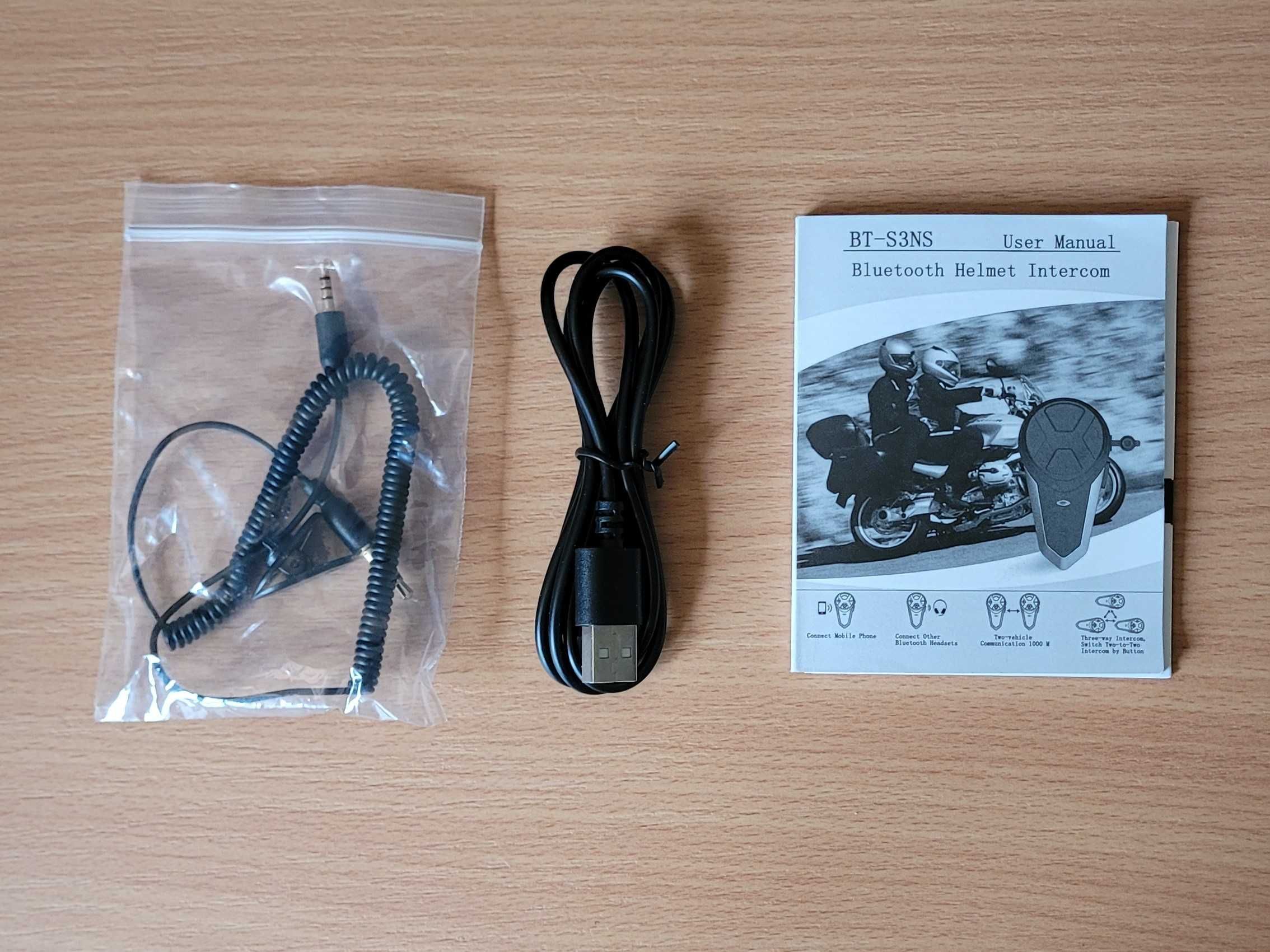 BETOWEY Interkom motocyklowy BT-S3 zestaw słuchawkowy