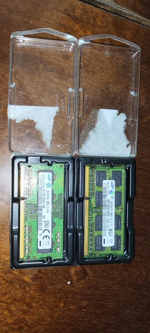 2 плашки SO-DIMM DDR3 4gb (8gb) 1333 mhz