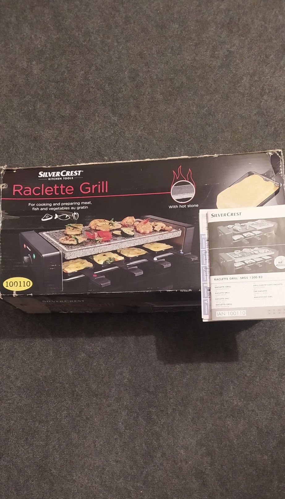 Grill raclette kamienny