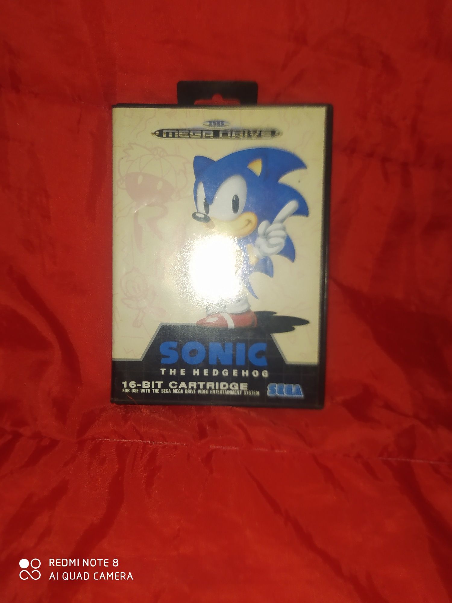 Jogo Sonic para Sega Megradrive