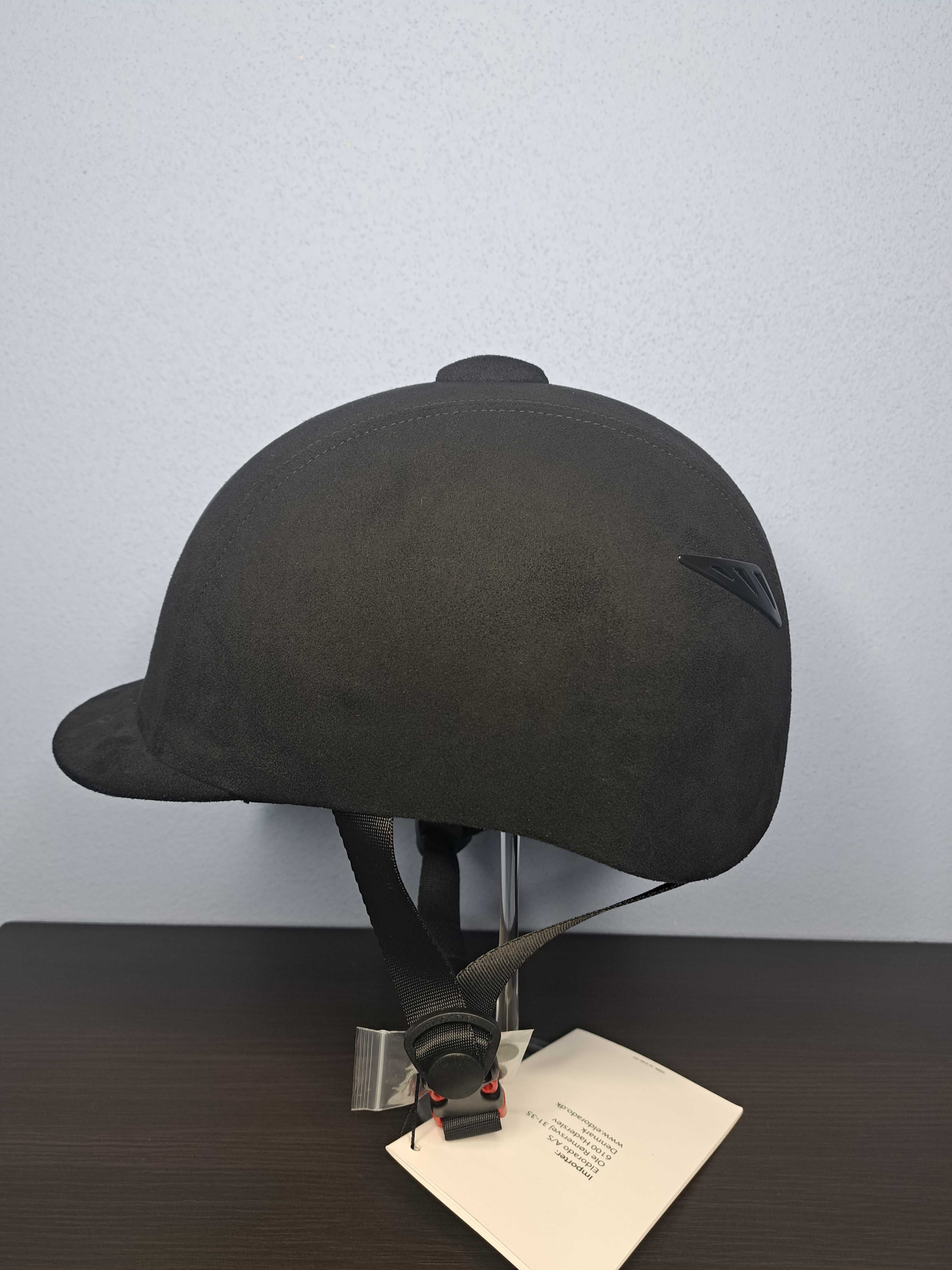 Kaski Kask jeździecki toczek Lazura r. 52-54 cm S