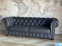 Sofa Chesterfield 3 osobowa + 2 fotele !!!Skóra naturalna !!!