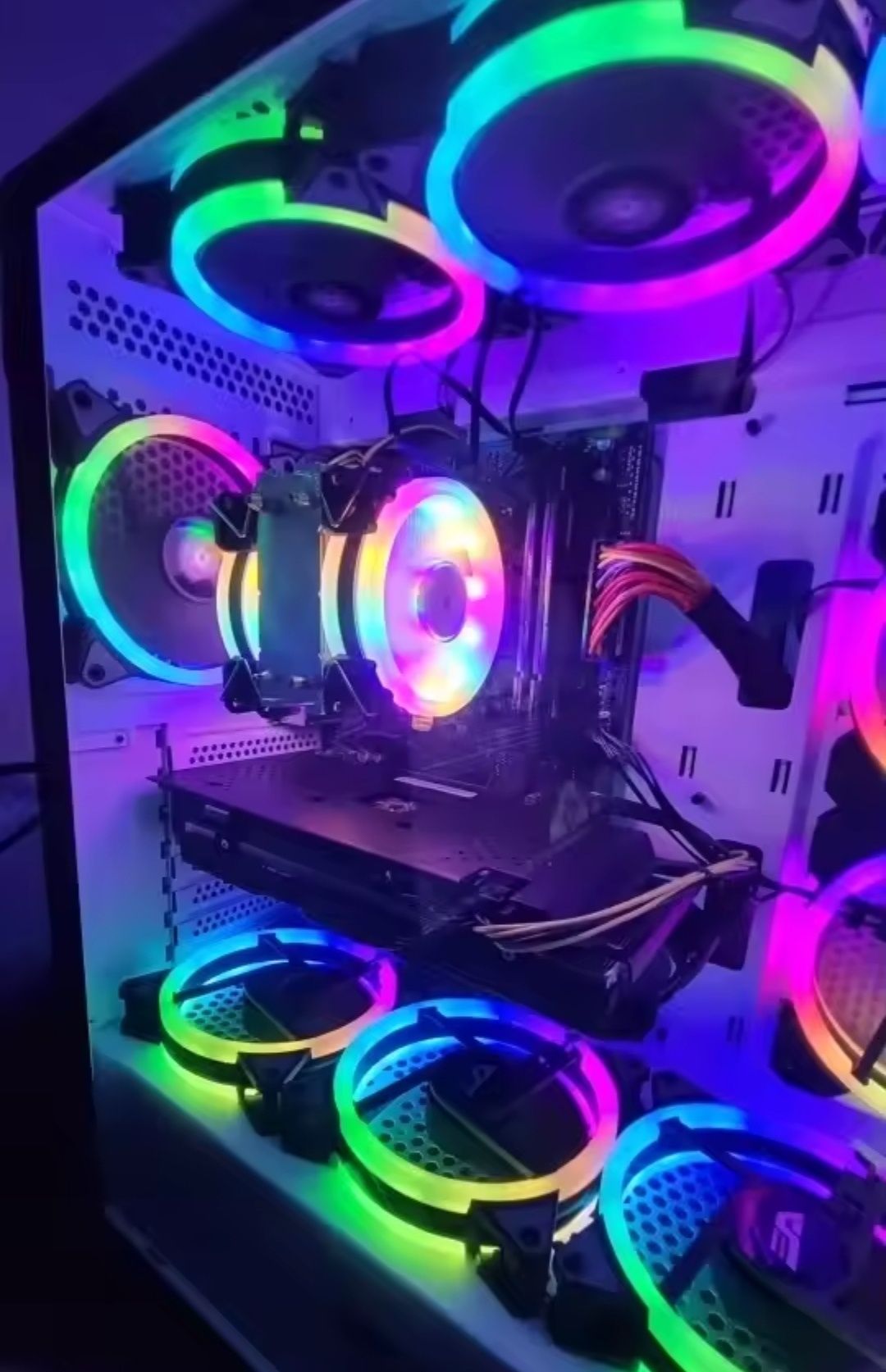 Процессорный кулер Adegrees RGB 4pin 105TDP для Intel и AMD Новый
