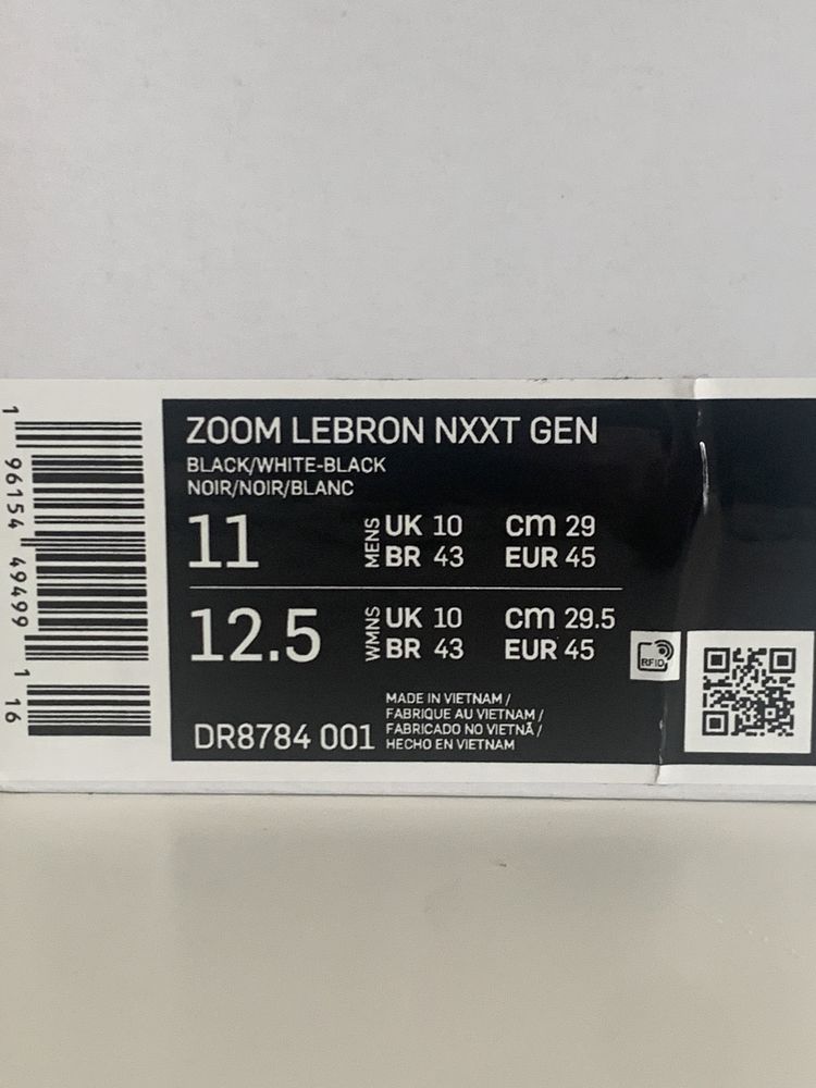 nowe Buty Nike Zoom LeBron NXXT Gen
