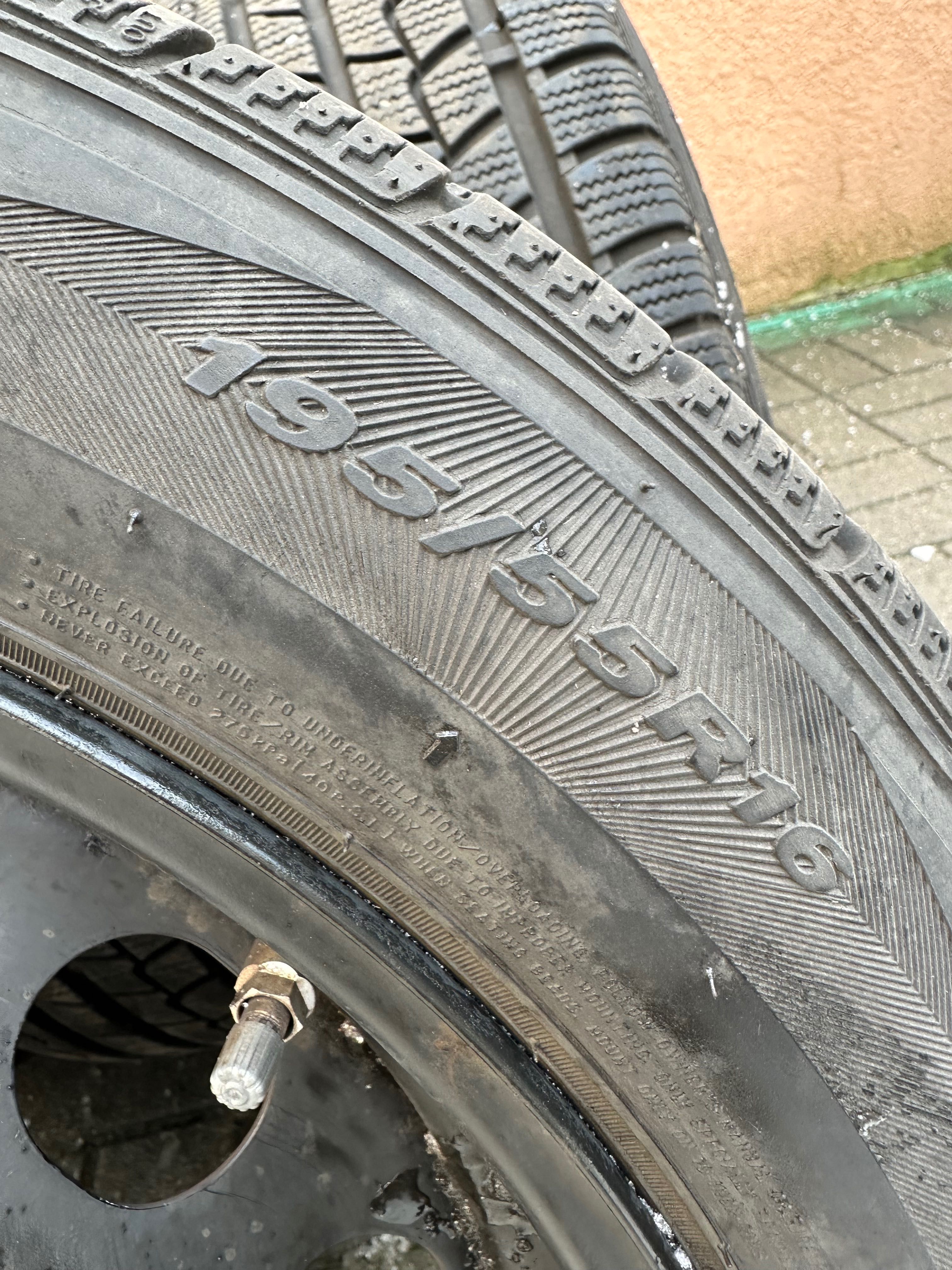 Koła zimowe BMW f20/f21 felgi stalowe opony 195/55 r16 Nexen 6,5mm