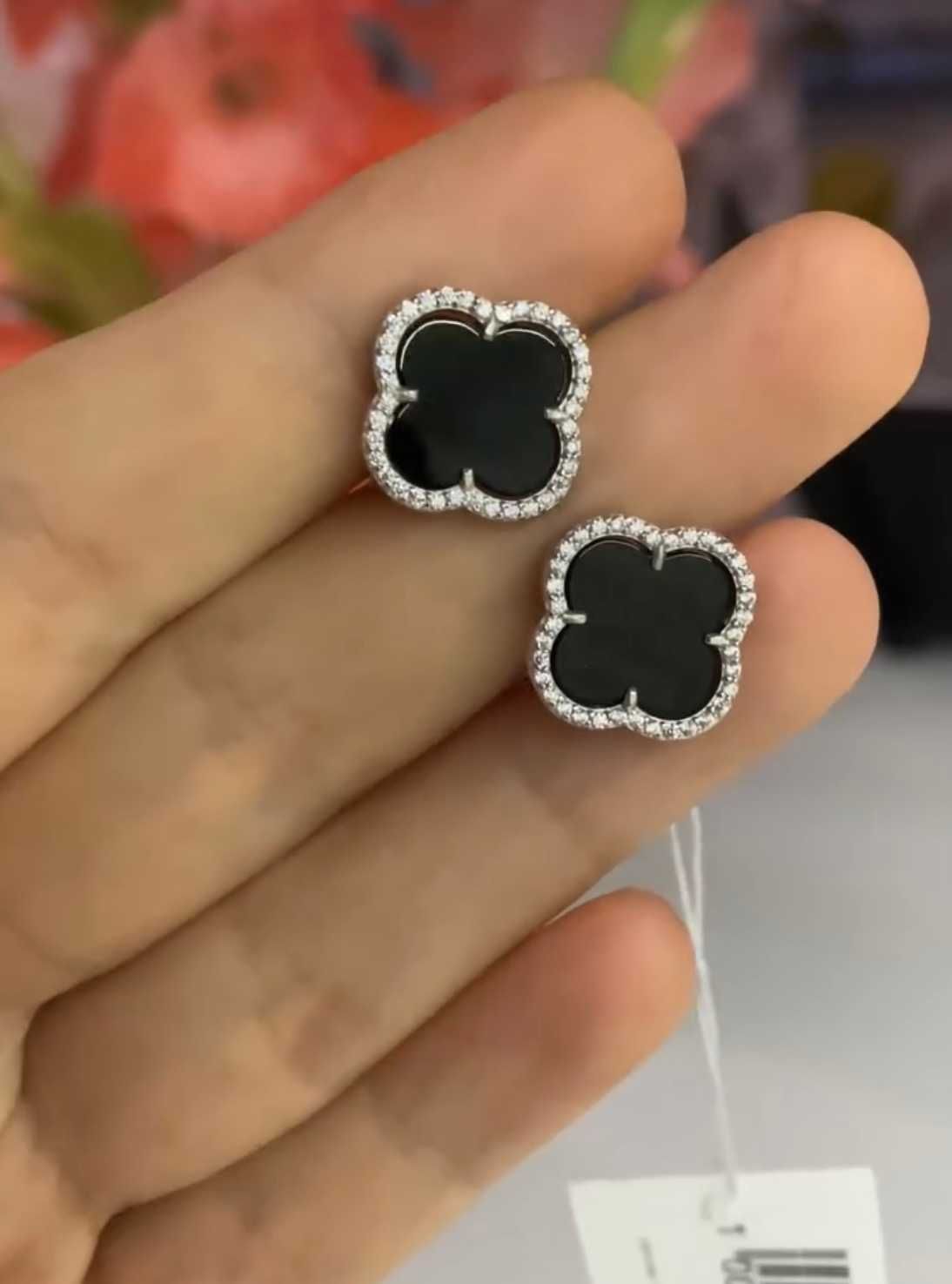 Підвісок сережки браслет срібло 925 проби Ван Клиф Van Cleef