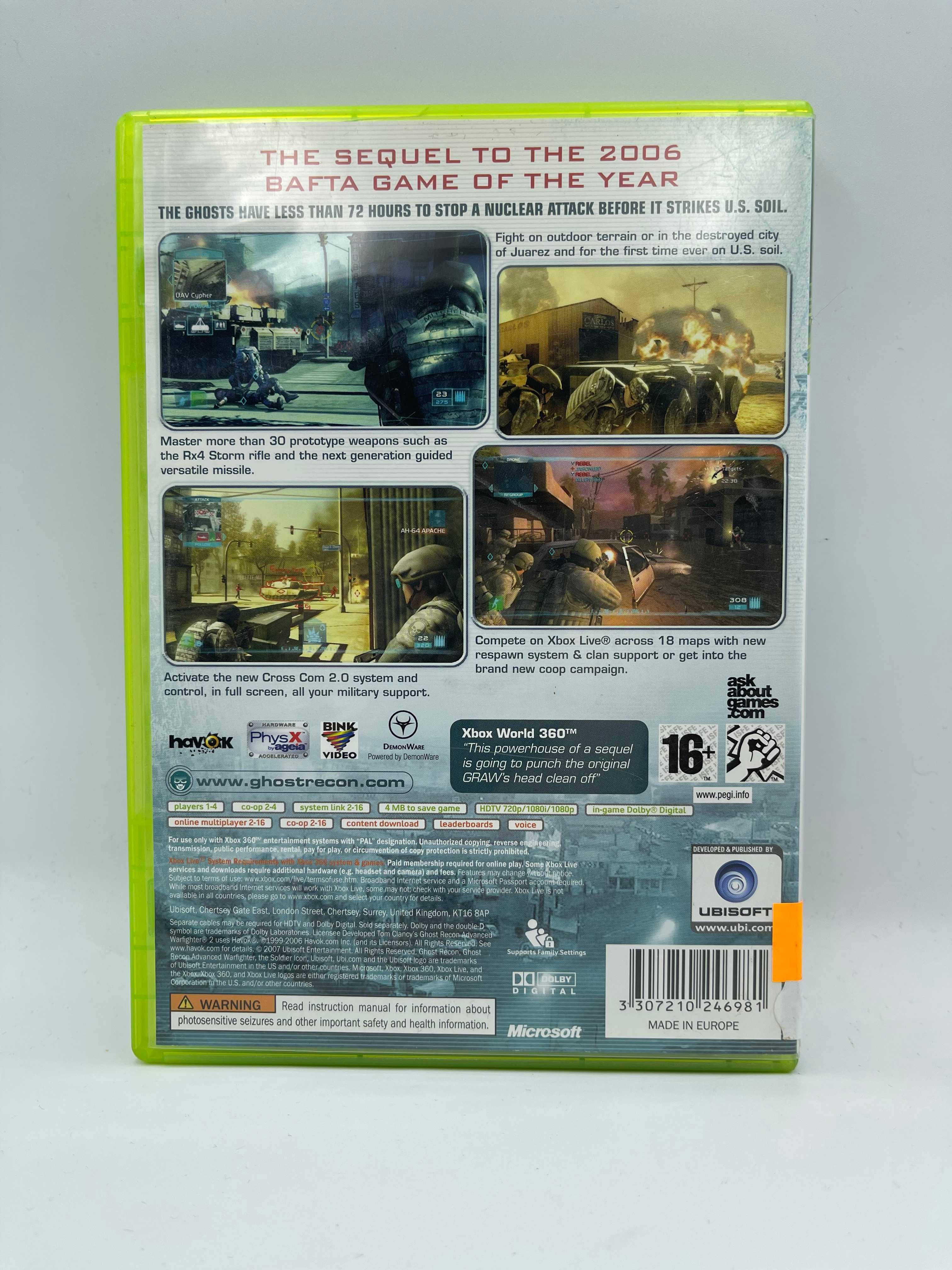 Tom Clancy's Ghost Recon Advanced Warfighter 2 Xbox 360