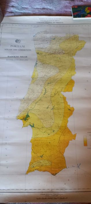 Atlas do Ambiente, Portugal, 1974, Serviço meteorológico nacional