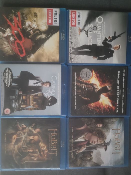Kolekcja 6 filmów Blu-Ray do negocjacji