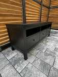 Szafka RTV / Komoda IKEA HEMNES – czarna, 3 szuflady