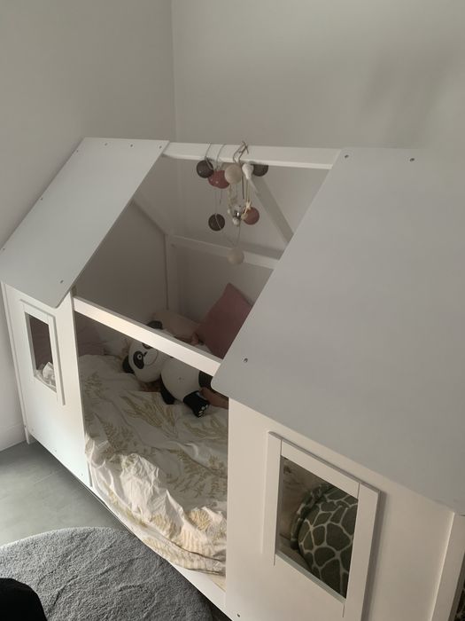 Cama crianca tipo cabana