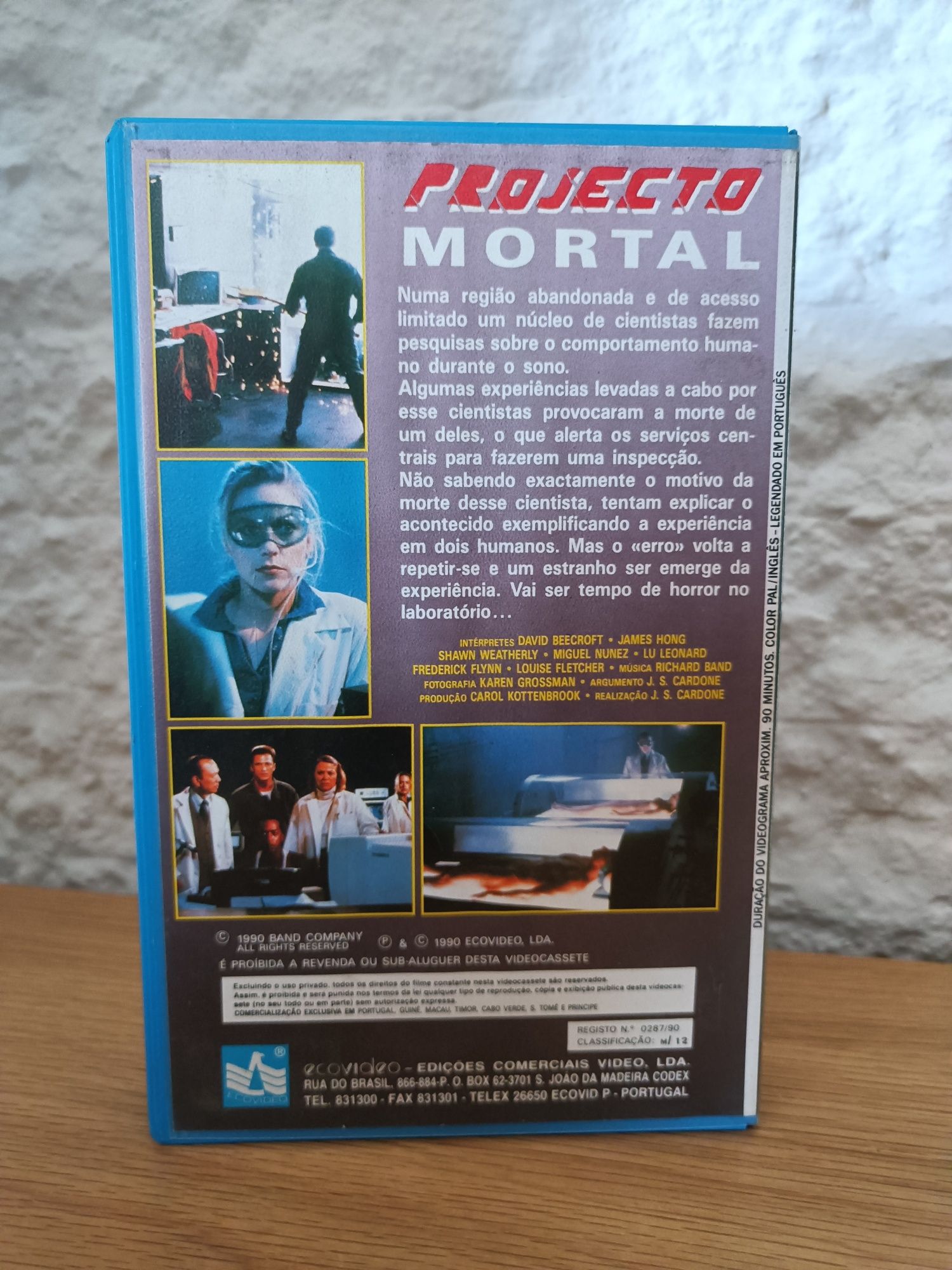 Filme VHS Projeto Mortal (Shadowzone)