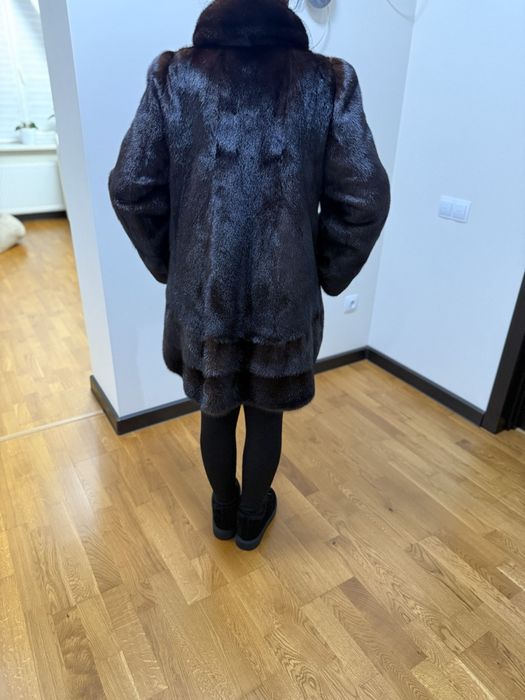 Норкова шуба натуральна