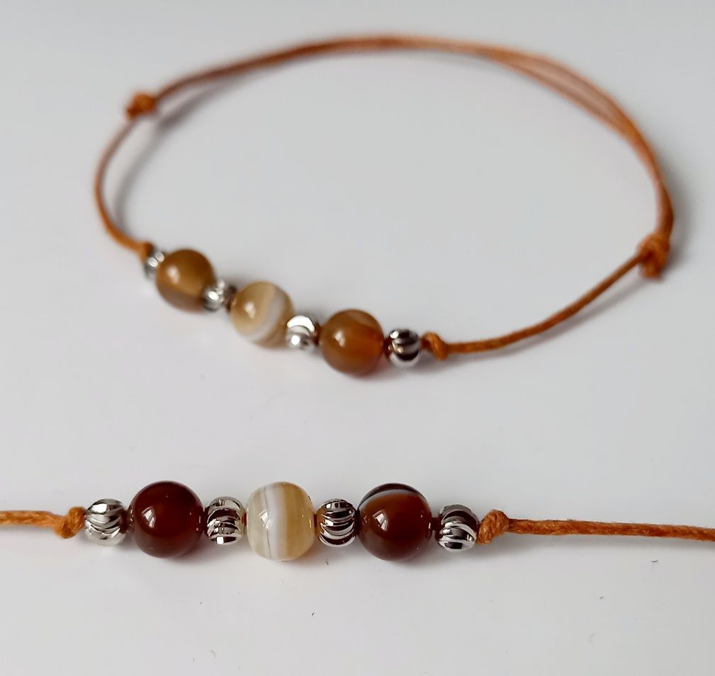 Bransoletka HandMade Naturalny Agat