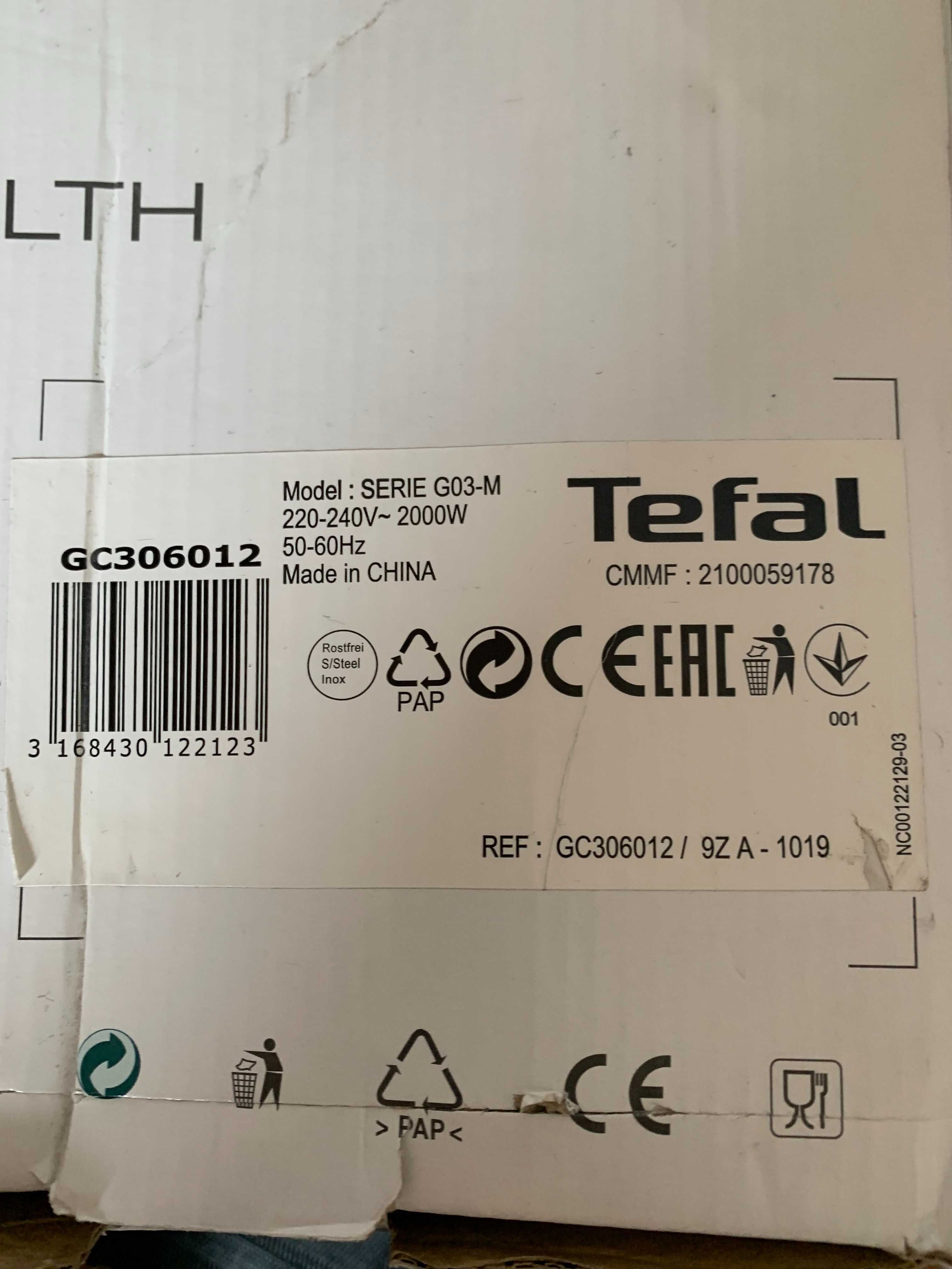 Электрогриль прижимной Tefal G03-M