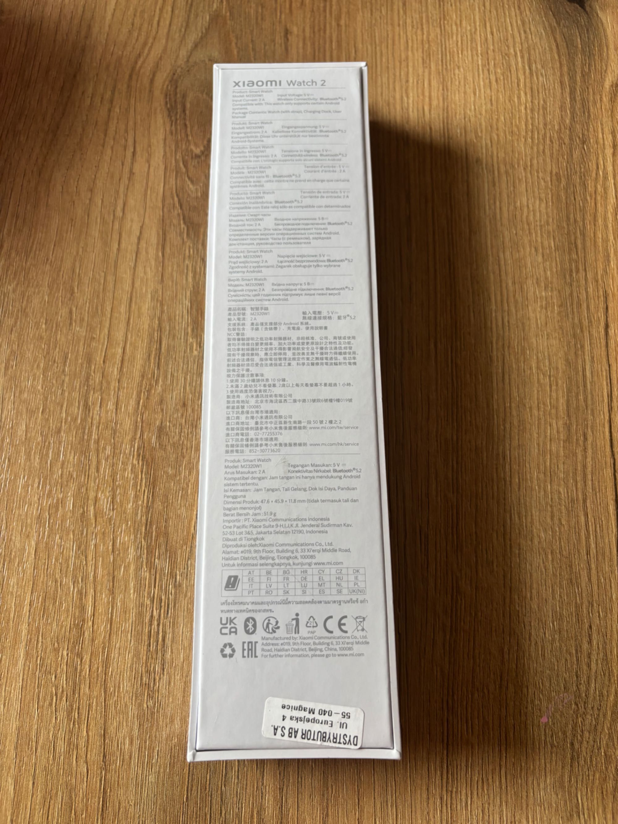 zegarek xiaomi watch 2