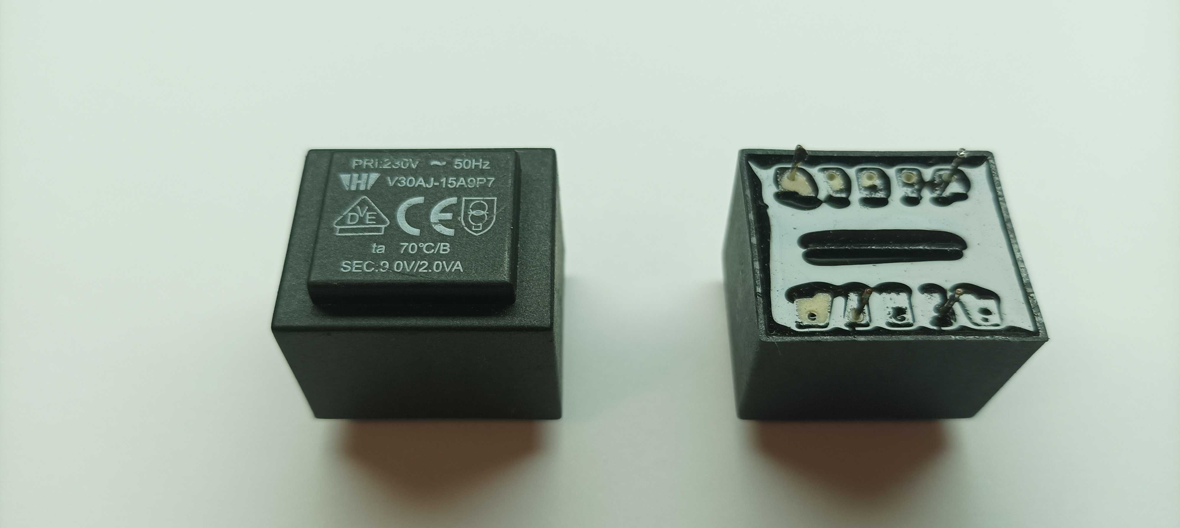 трансформатор 220v/9v  2va
