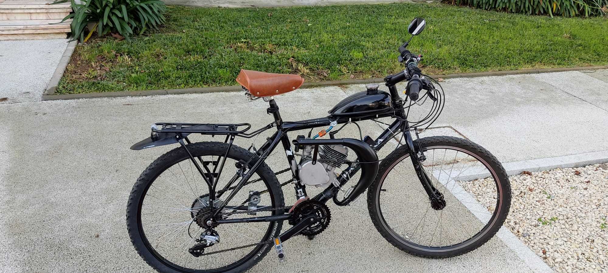 Bicicleta motorizada 80cc, Bina