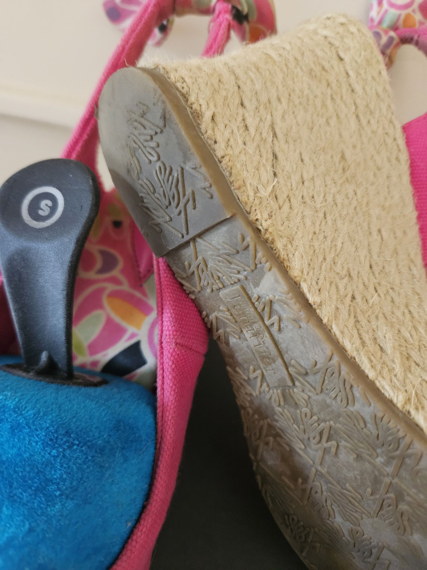 Letnie buty/espadryle na koturnie r 38
