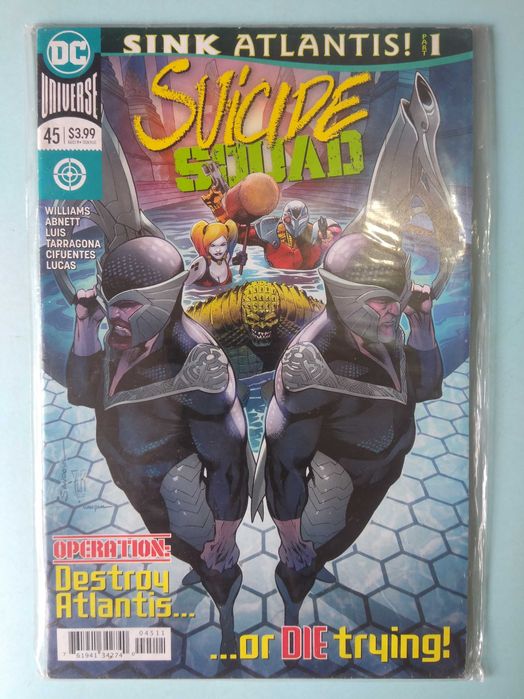 8 Comics da DC Superboy / Suicide Squad com plastic bag