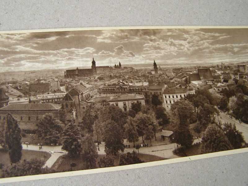 St. Mucha ; Kraków - Panorama , podpisana