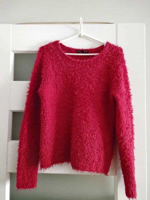 Sweter damski fuksja