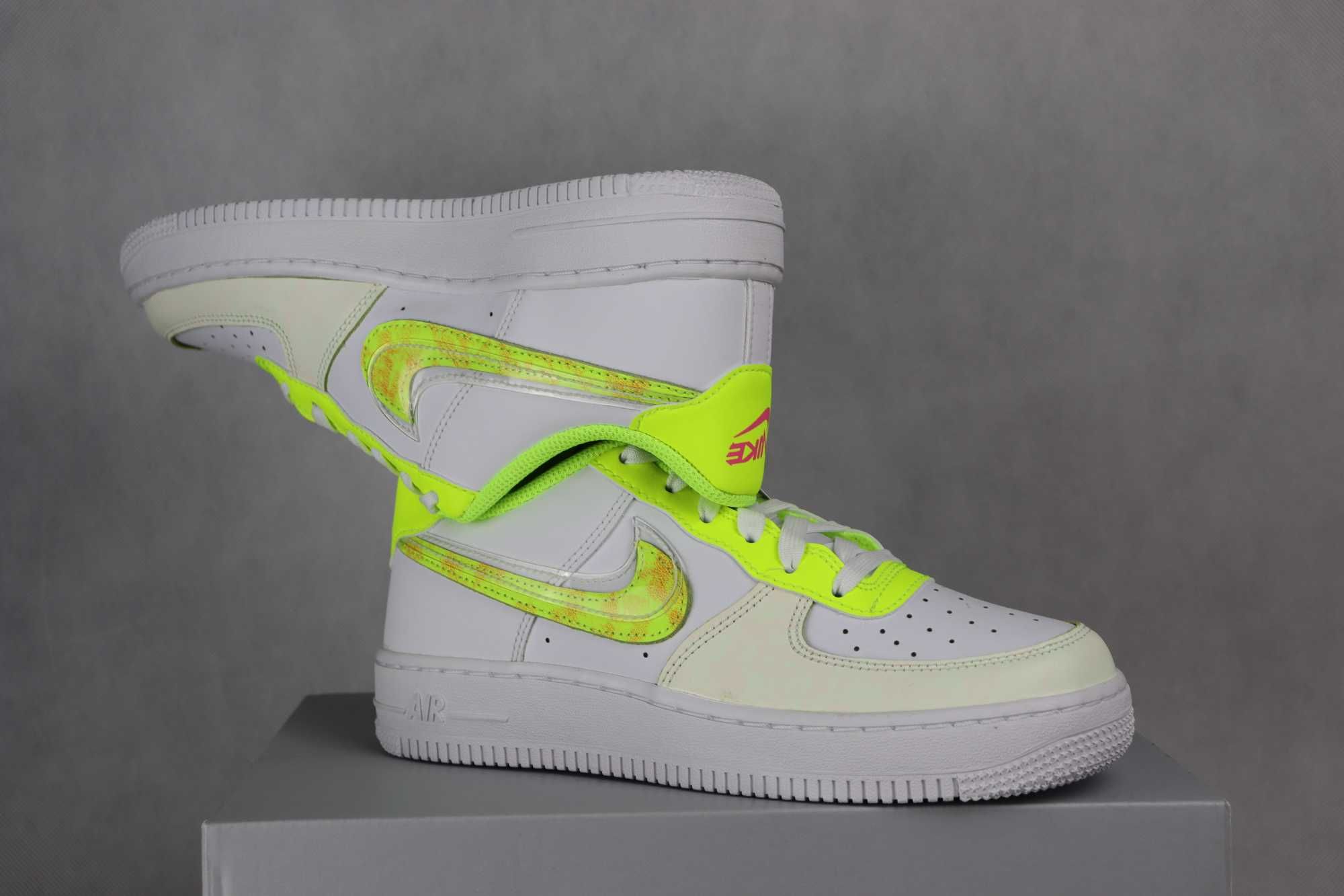 Nike Air Force 1 Low White Citrin 37.5 *NOWE*