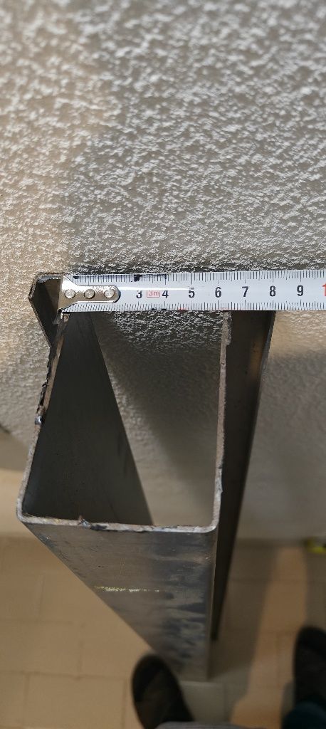 Calhas galvanizados. 1 m, 3 m.
