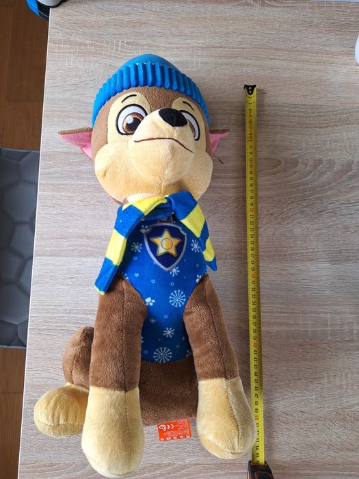 Psi Patrol duża maskotka Chase 50cm