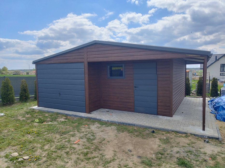 Garaże Blaszane! Wiata Hala Magazyn-Profil 3x6 6x6 4x6 12x6 5x5