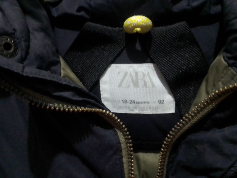 Casaco Zara TAM 18/24 meses impecável
