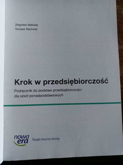 Krok w przedsiębiorczość podręcznik