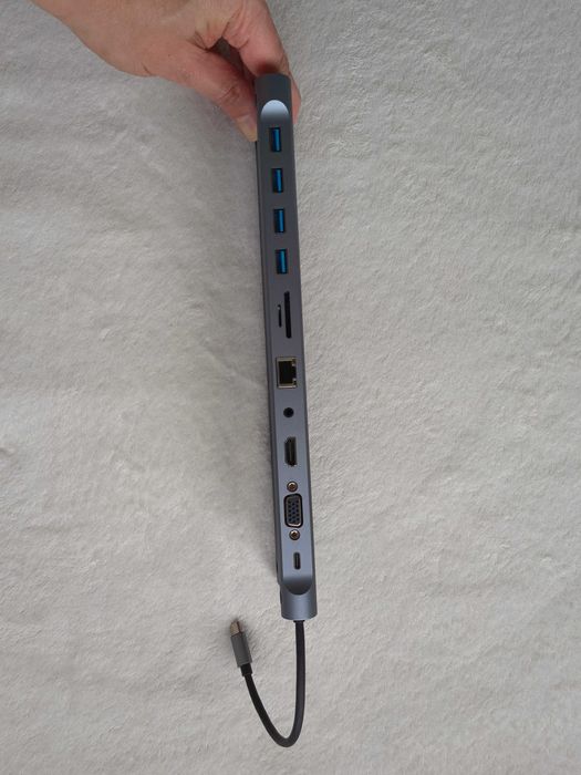 Jak nowa stacja robocza dokująca USB-C 11w1 Lenovo Acer HP Dell Asus