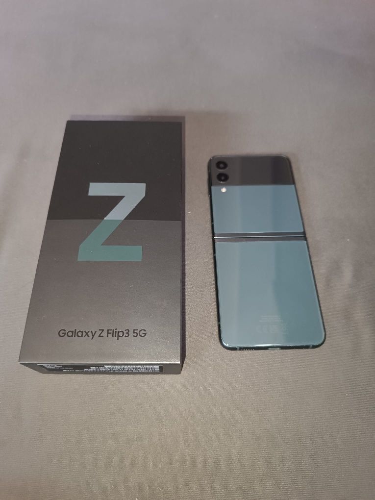 Samsung Galaxy Z Flip 3 5G! Zielony! Uszkodzony dotyk!