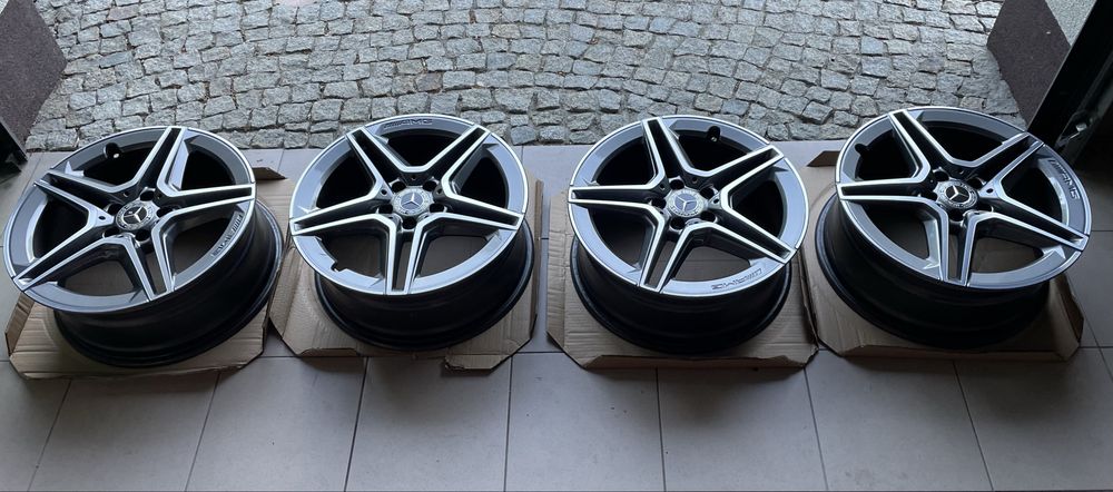 KOMPLET FELGI r18 AMG 5x112 mercedes w177 i CLA alufelgi
