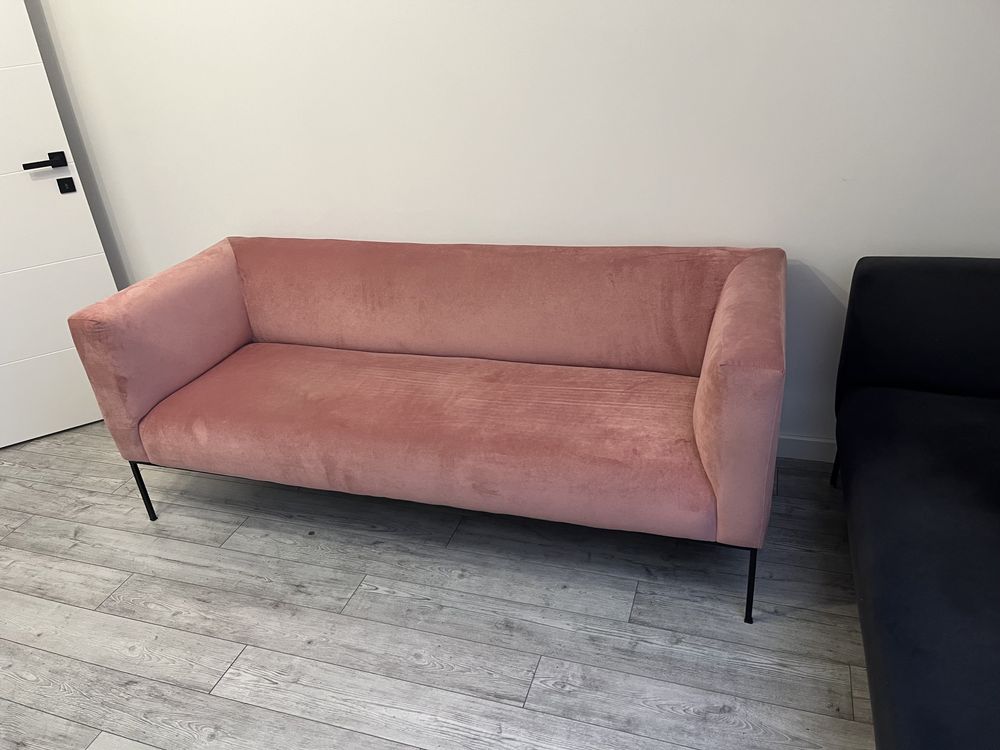 Westwing sofa 3 osobowa - posiadam 2 szt różowa i siwa