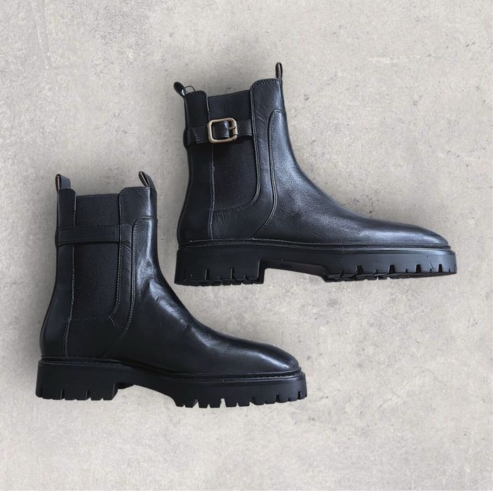 Шкіряні черевики  zara 39 розмір