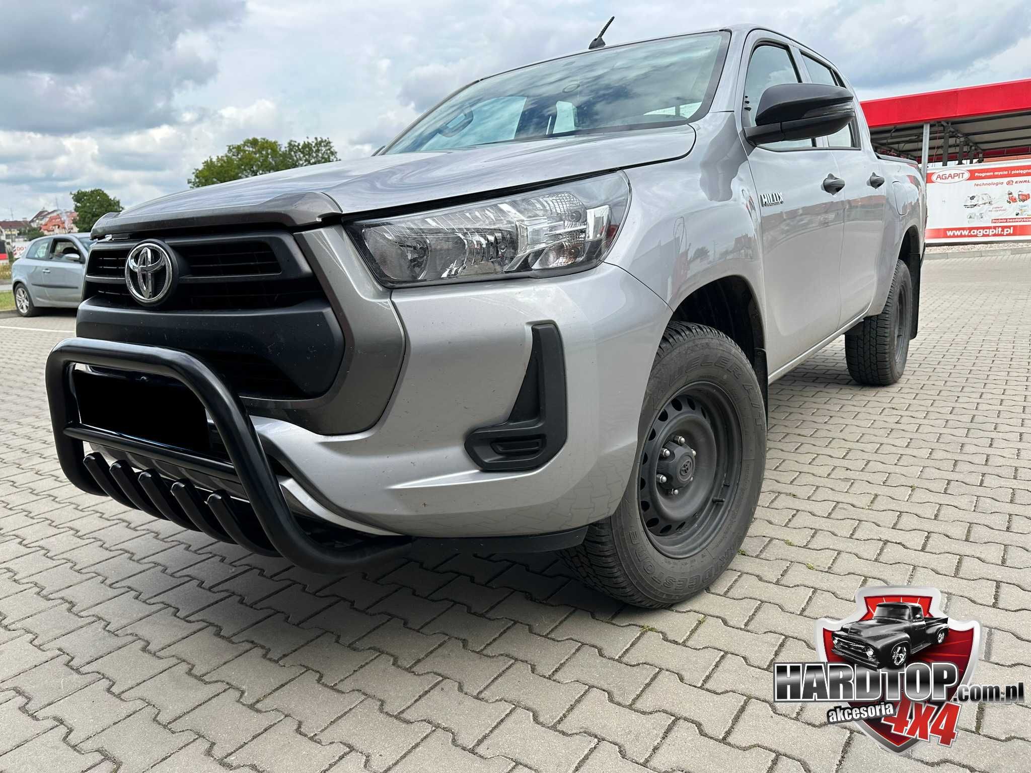 Orurowanie Toyota HILUX Kły Baranek Niskie Grill Czarne