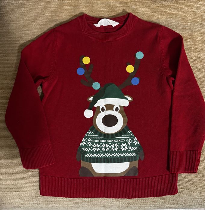 Светр дитячий новорічний h&m