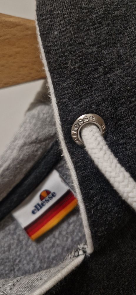 Bluza ellesse bawełniana szara kangurka sportowa M / L