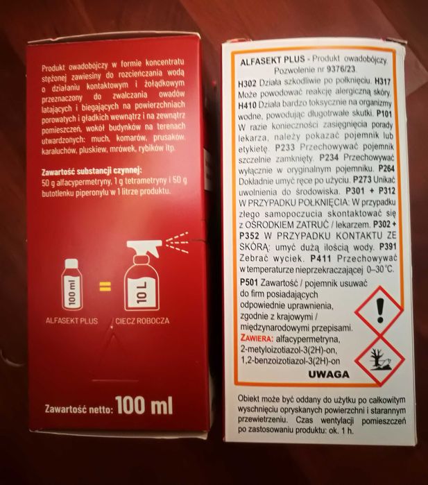 Środek na pluskwy i inne owady