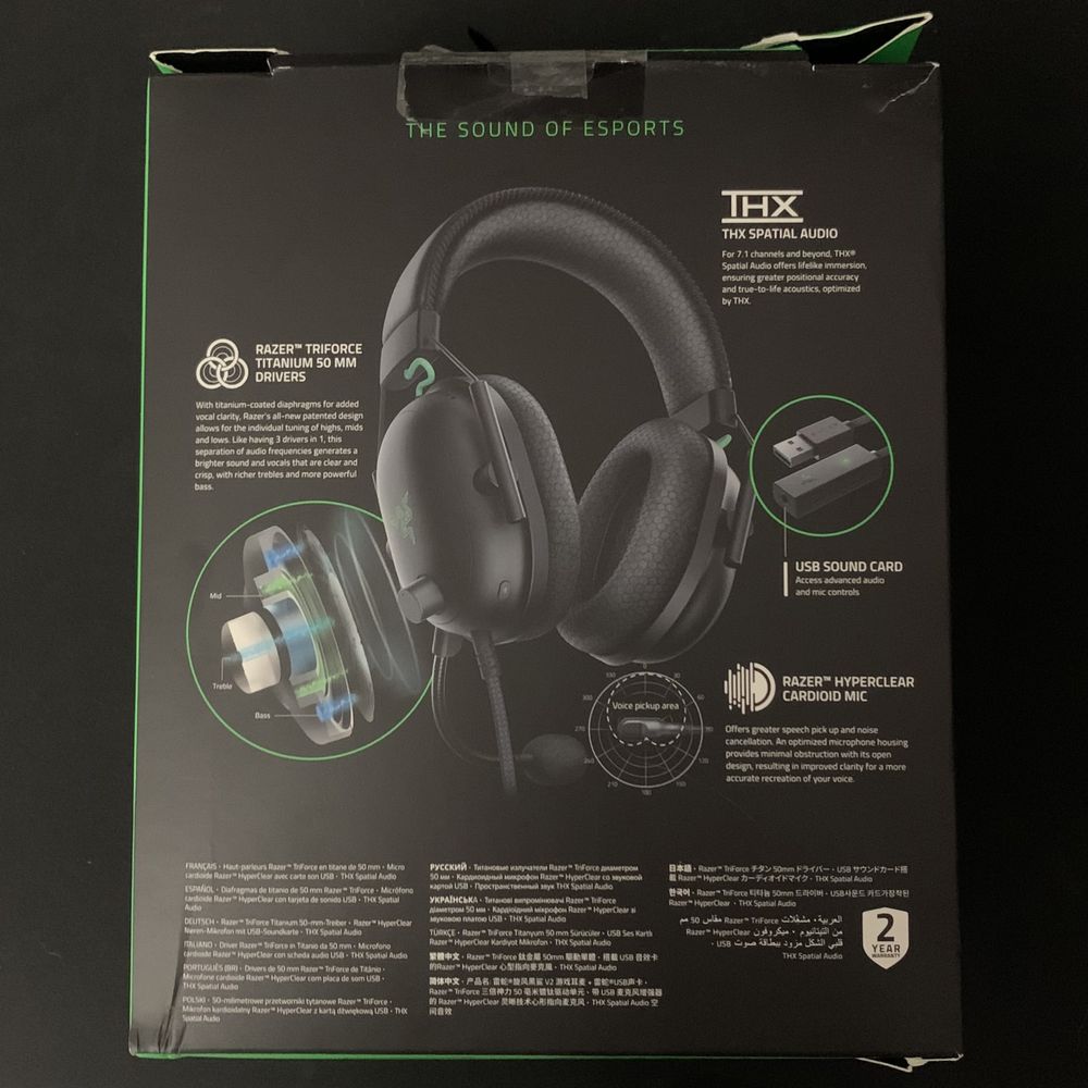 Razer BlackShark V2 + USB Soundcard