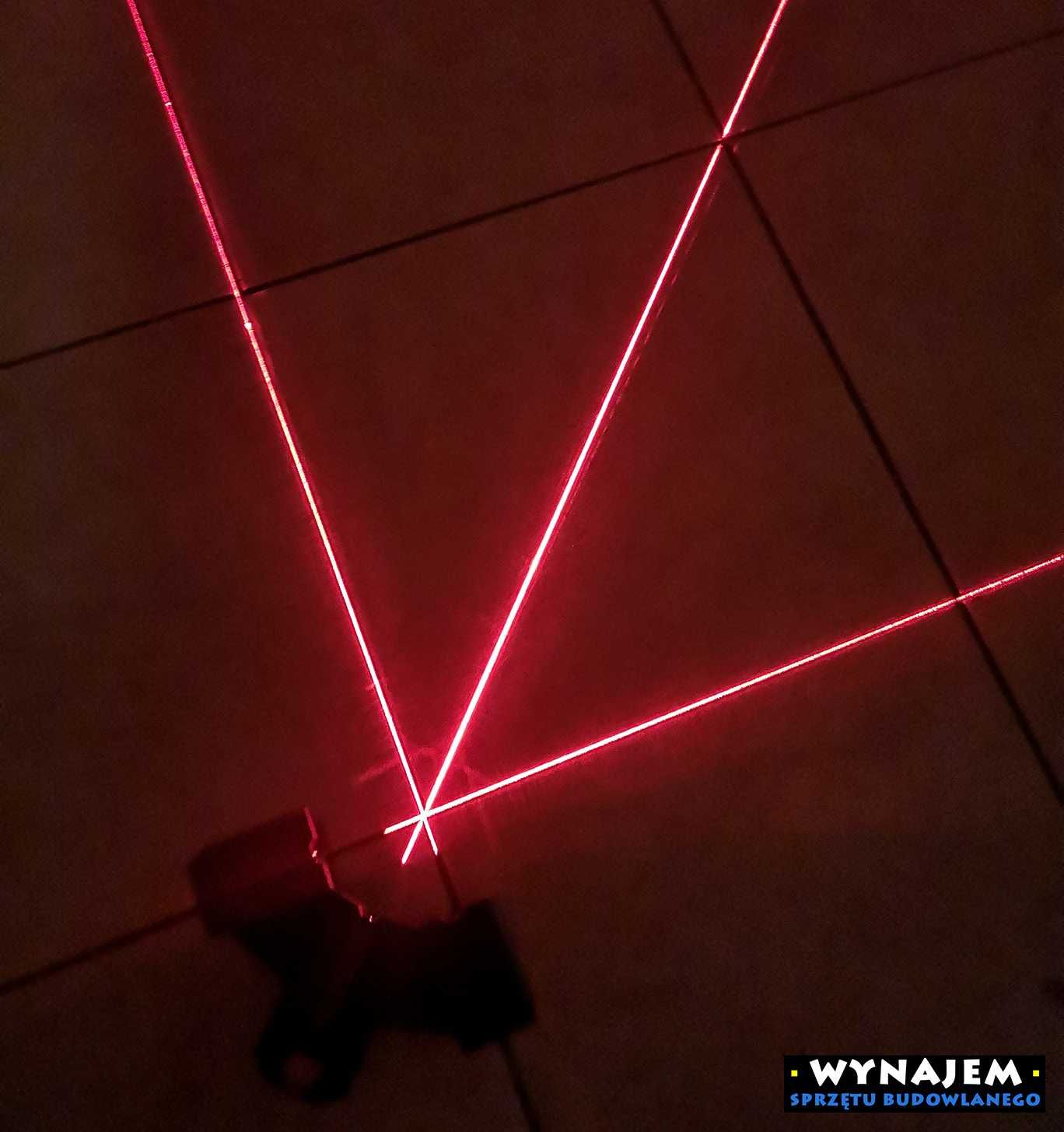 Laser do płytek Bosch układanie płytek Wynajem poziomica laserowa